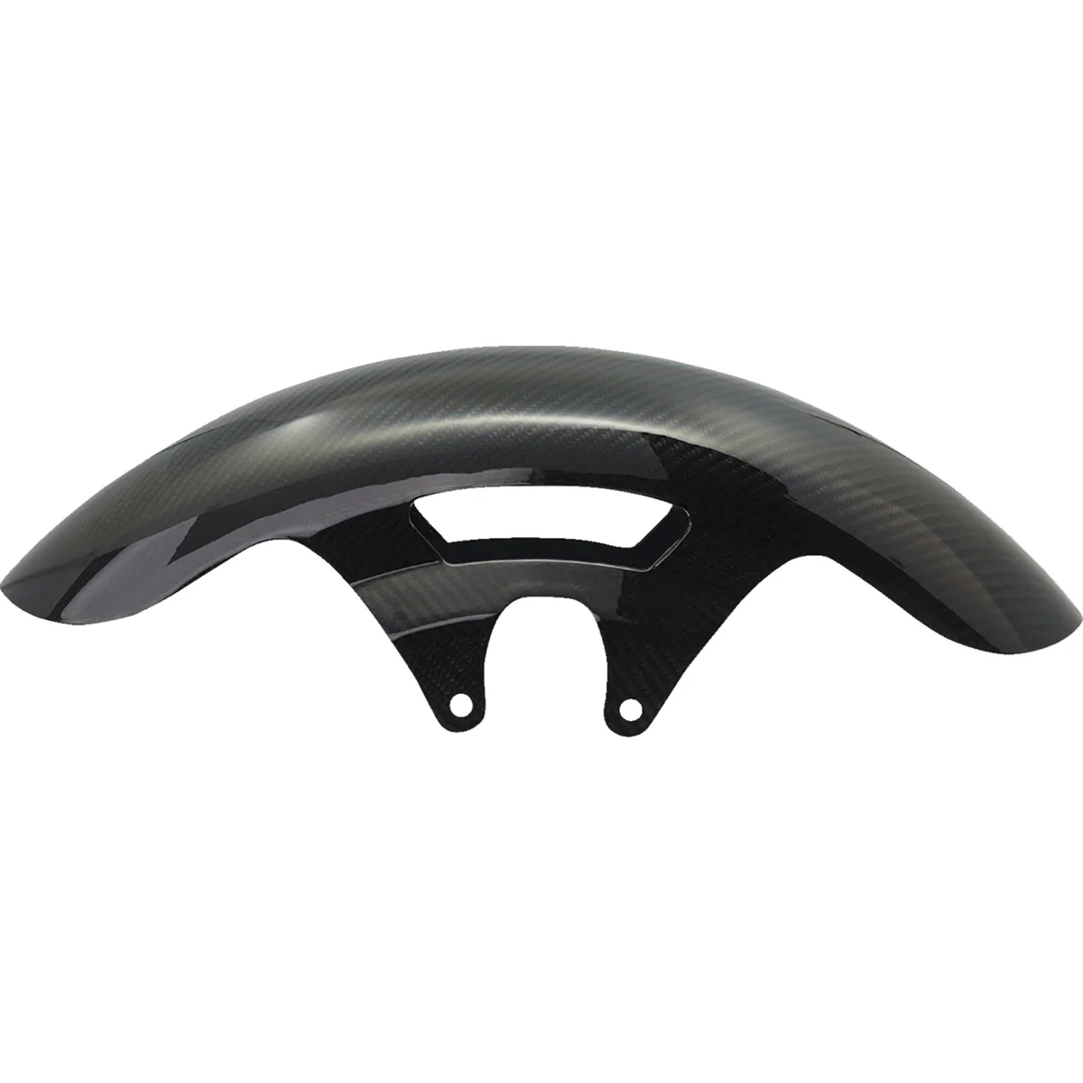 ARLEN NESS 1401-1054 210-011 Carbon Fiber Cafe Fender - Front Fender - Cafe - 19" - Black