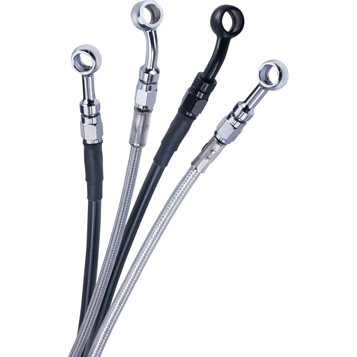BARNETT 1741-6504 252-30-51133 Upper Brake Line - Stainless Steel