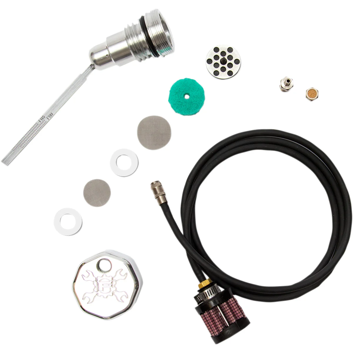 FEULING OIL PUMP CORP. 0710-0265 3091 Vented Dipstick - Polished - '07-'16 Touring/Trike