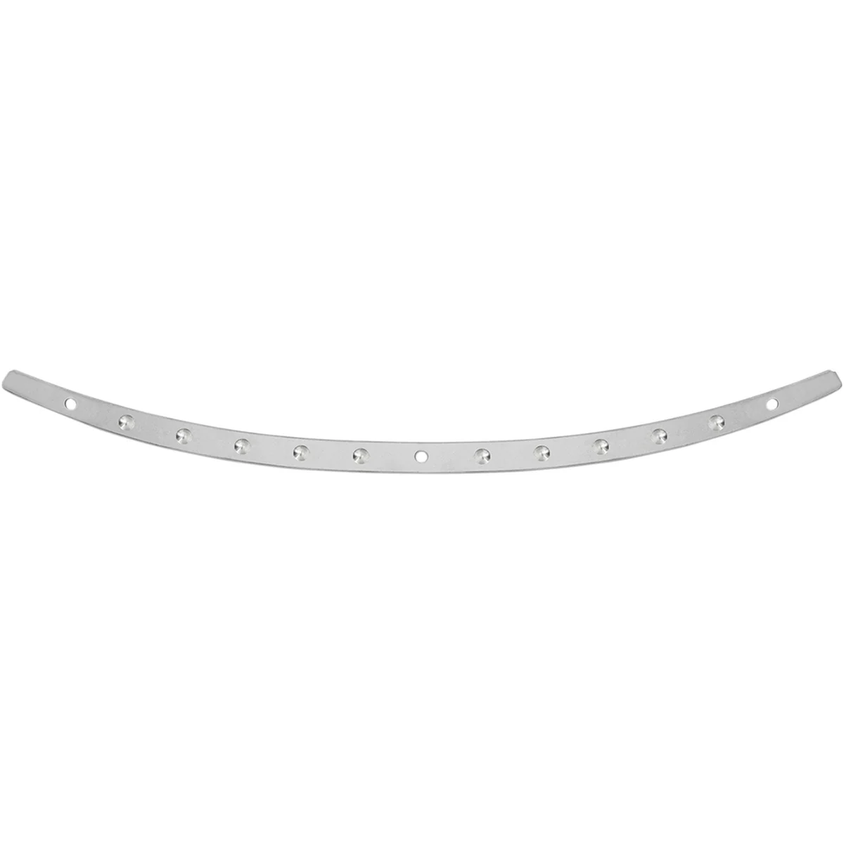 MEMPHIS SHADES 2350-0370 MEM0972 Stainless Steel Windshield Trim Windshield Trim - Polished - Dish - FLH