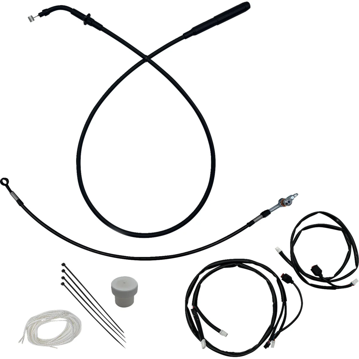 FAT BAGGERS INC. 0662-1204 149016-B EZ Install Kit - EZ Installation Kit - +8" - FLHX, FLHXSE - Black