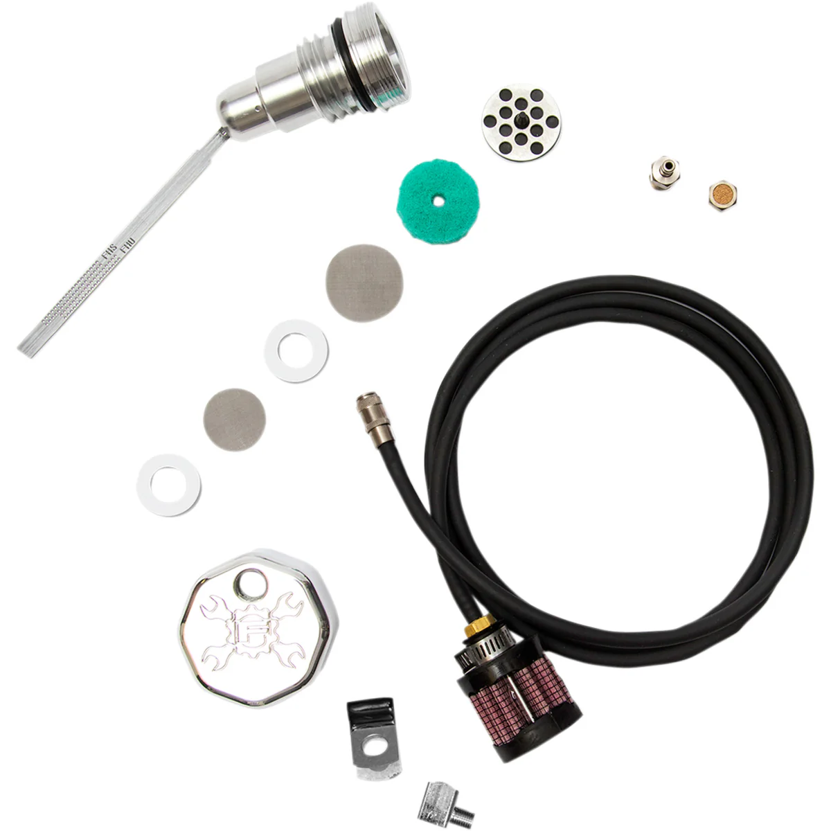 FEULING OIL PUMP CORP. 0710-0263 3089 Vented Dipstick - Polished - Dyna