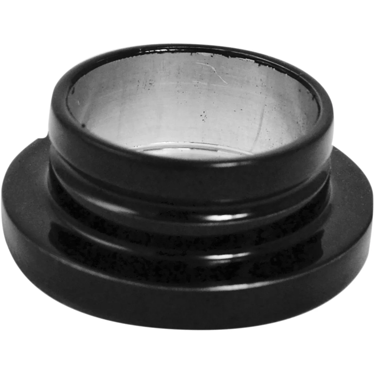 LA CHOPPERS 0602-0925 LA-7414-00B DeLUX Damper Cover Riser - Bung - 1-1/4" - Black
