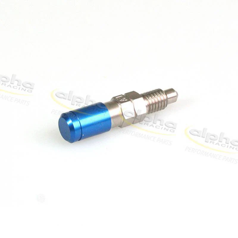 Alpha Racing Bleeding valve M8 x1,25, 16 mm blue BMW S1000RR 2009-2018,HP4 2012-2014,S1000R 2014-2016,S1000XR 2015-2016,