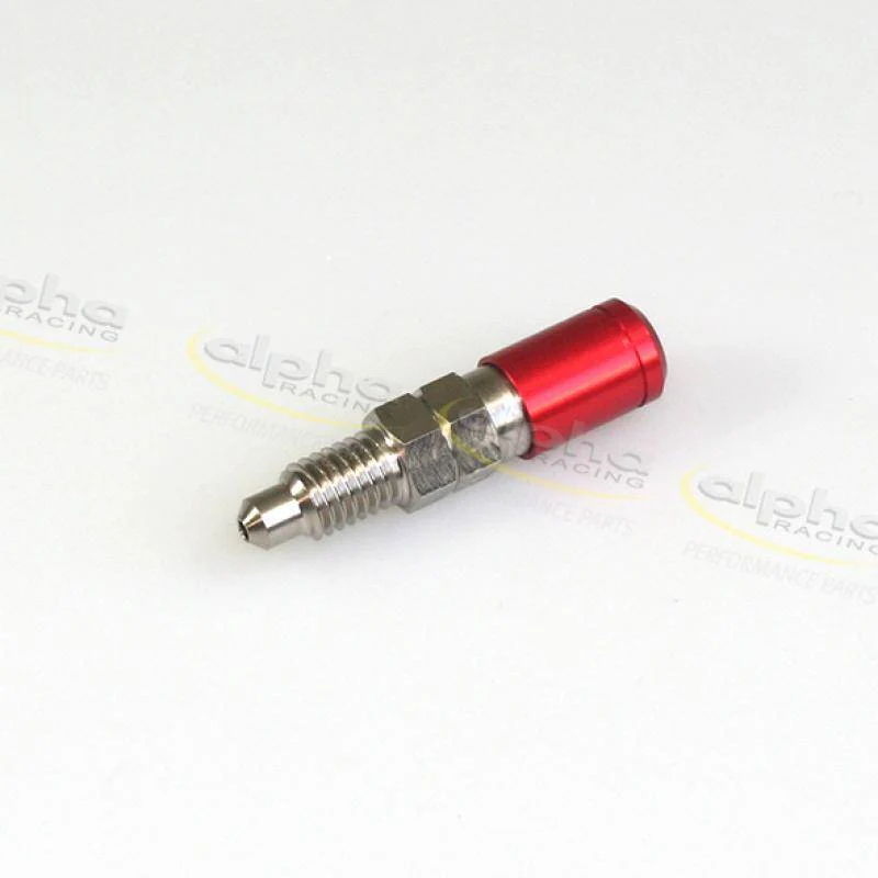 Alpha Racing Bleeding valve M8 x1,25, 16 mm red BMW S1000RR 2009-2018,HP4 2012-2014,S1000R 2014-2016,S1000XR 2015-2016