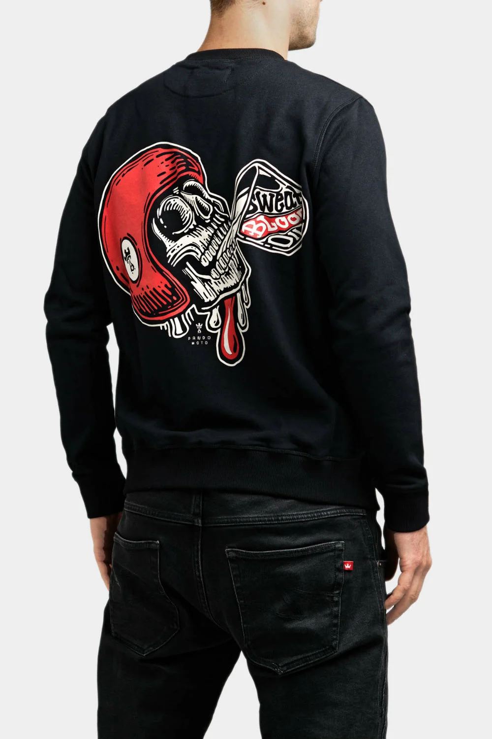 JOHN SKULL 01 – Biker Sweatshirt, Regular Fit, Unisex (Copy)
